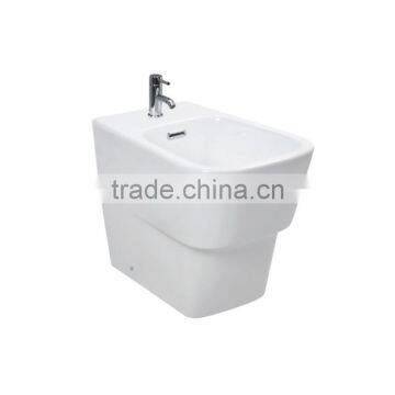 floor mounted woman ceramic shower bidet