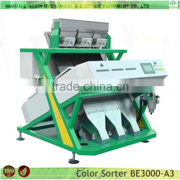 Three Slide CCD carmera plastic color separate rice mill machine