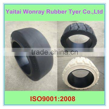 Factory New Products Press-on Solid Tire Cured-On With Black or White Color