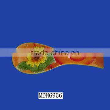 Beautiful Ceramic Soup Spoon Rest for Crafts