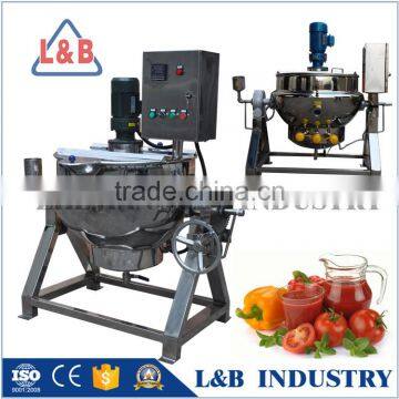 Zhejiang SUS mixing machine to make syrups,cook pot jam with mixer