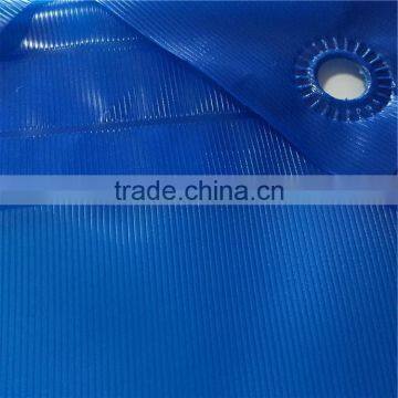 High Strength Cross Laminated Waterproof Blue Poly Sun Shelter Tarpaulin photo-2