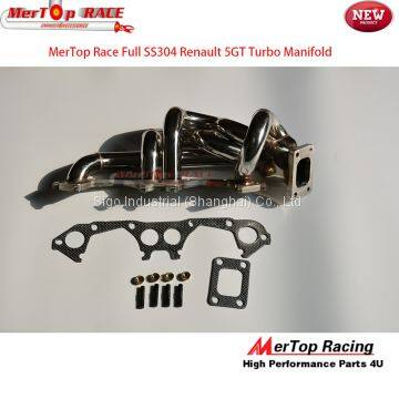 Система полного выхлопа MERTOP RACE для Renault 5GT: коллектор + нижняя труба + перепускная труба + катбек photo-2