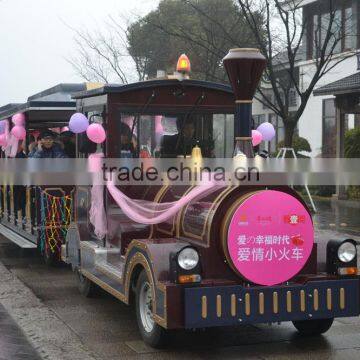 92KW Diesel Power Outdoor Amusement Park Train for Wedding Celebration photo-2