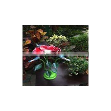 3 Birds And Red Flower T-Light Holder