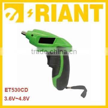 3.6V~4.8V (NI-CD & NI-MH) Rechargeable cordless Screwdriver