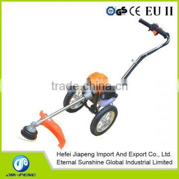 New hand push grass trimmer and grass cutter with wheel and 52cc grass trimmer with hand push handle