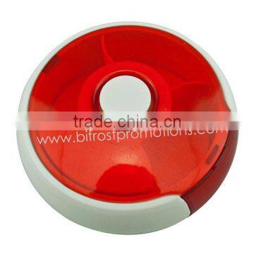 Round Plastic Pill Box With Lock (3 Compartment) photo-2