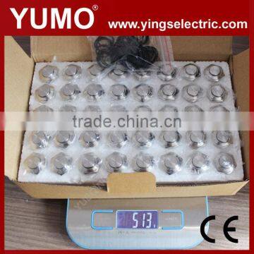 Hot Sale JS16H ROHS 16mm High Round IP65 Momentary Pin Terminal 2A/36VDC Push Button Switch Push Button Switch Protective Cover photo-5