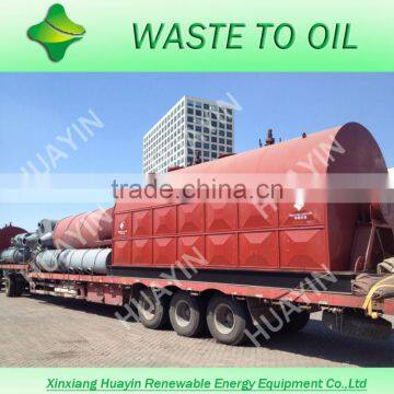 automatic high oil yield used tyre recycling pyrolysis machine