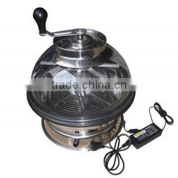 Bowl Hand and Motor Driven hydroponic leaf trimmer with Dome clear PMMA cover