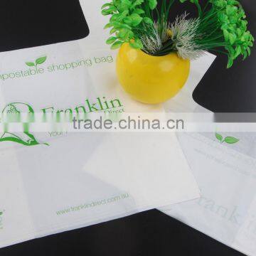 100% Biodegradable Certificated Cornstarch Eco Supermarket Compostable Shopping Bags photo-4