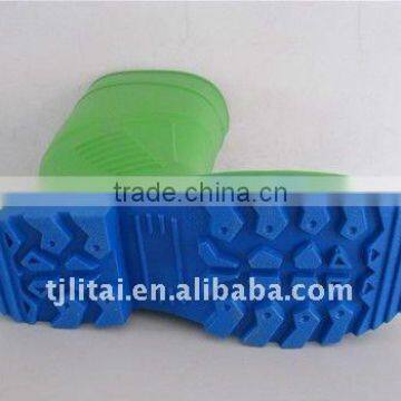 Shine Green Pvc Boot 2016 New Arrive Boot Resistence Water