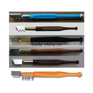 Diamond plastic handle glass cutter