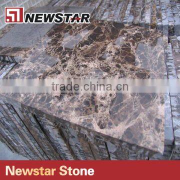 Dark Emperador Marble Vanity Top Lowes Bathroom Countertops photo-4