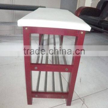 Wooden Shoe Rack Bench photo-5