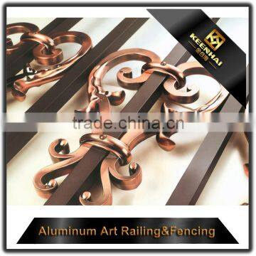 China Powder Coated Cast Aluminum Decorative Villa Garden Privacy Fence photo-4