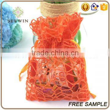 wholesale OEM design mesh floral bag and snack bag