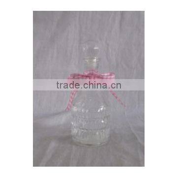High Quality Whisky Glass Bottle With Glass Lid photo-2