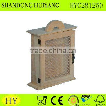 Wholesale FSC Customed Unfinished Wooden Key Box