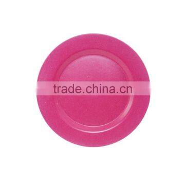Good Quality Popular Bamboo Fiber Melamine Round Dinner Plate photo-3