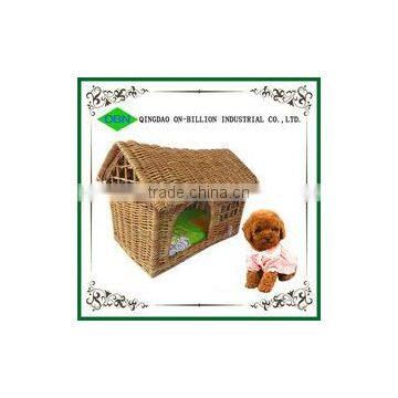 Wholesale wicker handmade new soft pet dog house luxury dog bed