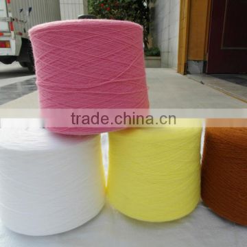 Blended yarn cvc 18s regenerate dyed socks yarn for knitting recycled cotton yarn made in China