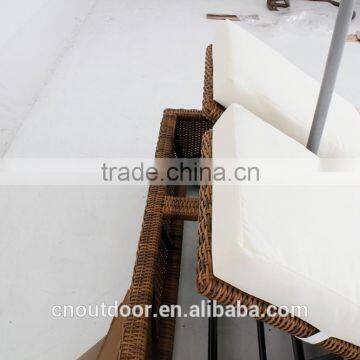 2016 Updated Double Rattan/wicker Daybed With Wheels WYHS-D055, Wicker Furniture/Garden Patio Furniture/outdoor Furniture. photo-4