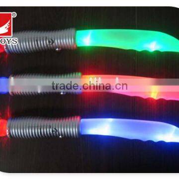 factory 29.5cm glow weapon toys plastic LED flashing sword