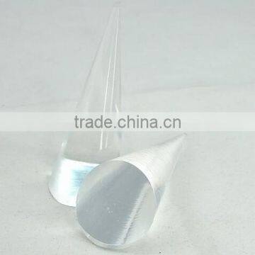 Gold Supplier Clear Acrylic Cone Finger Ring Holder photo-3