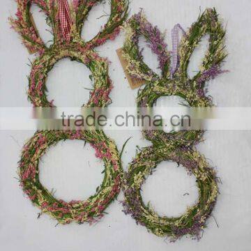 nature grass bunny decor