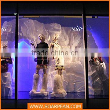 Winter Window Display Decorative Foam Snow Mountain photo-2