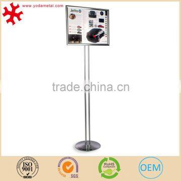 Adjustable Height Tilting Metal Poster Display Stand With Snap Frame photo-3