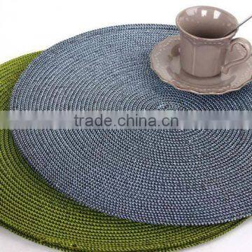 home-used plastic tablemat/braided placemat