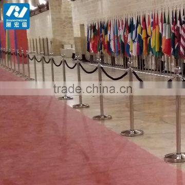 Stackable U Base Crowd Control Rope Stanchion for Hotel photo-3