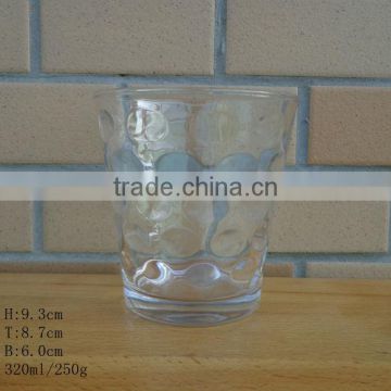 promotional special eobossed whisky glass cup