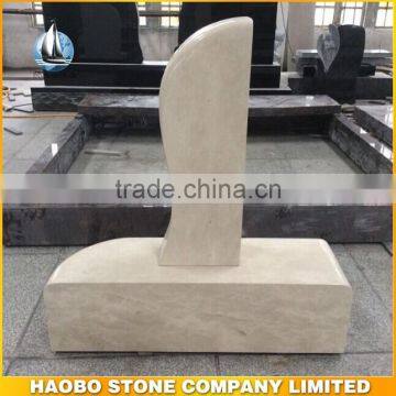 Halley Beige stone germany design tombstone