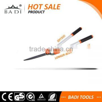 BD-HS025 2016 New Lengthening Aluminum Handle Teflon Blade Garden Pruning Hedge Shear