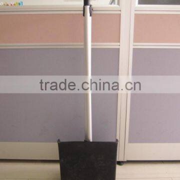 Cheap Plastic Long Handle Lobby Broom With Dustpan Sets photo-4