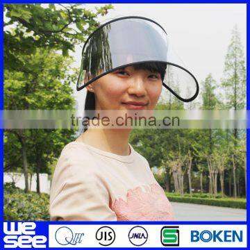 lighted visor cap plastic sun visor cap