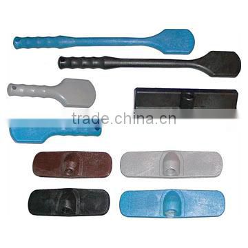 Plastic block and handle