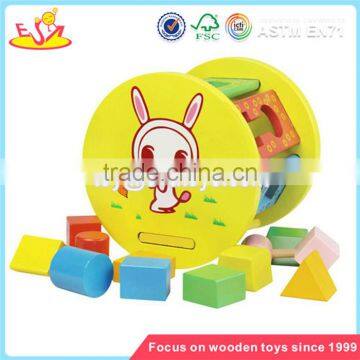 Wholesale Wonderful Baby Wooden Blocks Box Toy Educational Wooden Blocks Box Toy W12D002 photo-4