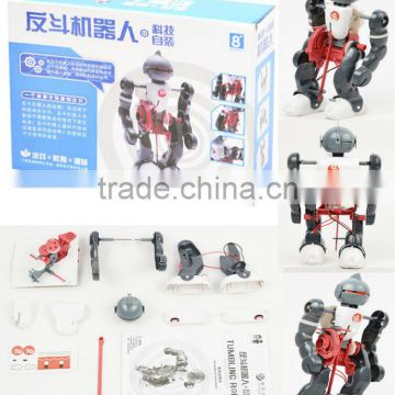 new design functional ABS tumbling fighting robot toy with EN71