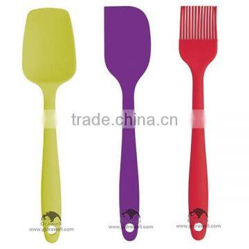 SP-3130 BPA Free Heat Resisting Mini 3-piece silicone spatula set