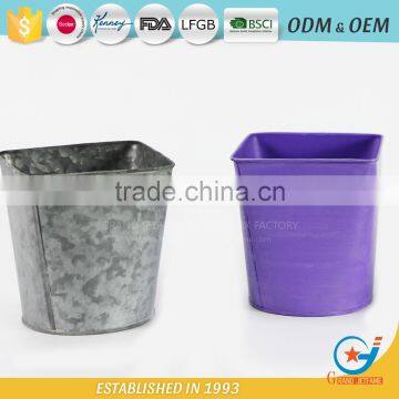 Garden Galvanized or Iron Flowers for Pots for Garden Metal Planters photo-3