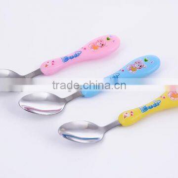BSX97 Hot Selling Lovely Cheap Stainless Steel Baby Spoon for Feeding photo-2