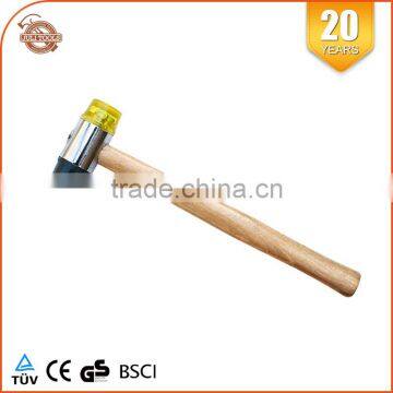 30mm Steel Tubular Handle Soft Face Hammer Two-way Mallet photo-2