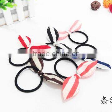 Rabbit Ear Hair Ring Kids Bows Hair Ring Hair Accessories Factory Wholesale photo-3
