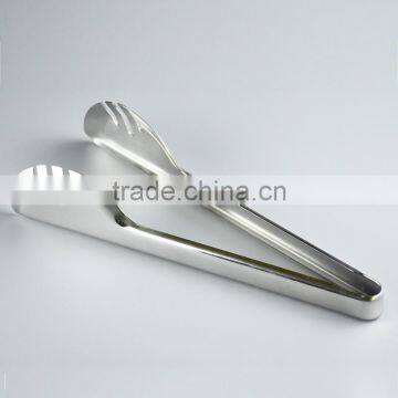 Stainless Steel Clamp BBQ Buffet tong Salad Bread Catering Kitchen Serving tongs