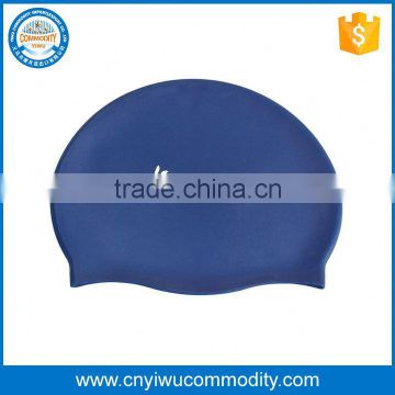 Silicone waterfloor kids swim cap , silicone material custom printed swim cap